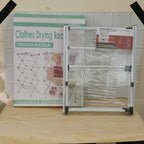 Metal Foldable Clothes Drying Rack 3 Tier Portable Laundry Stand (1 Pc)
