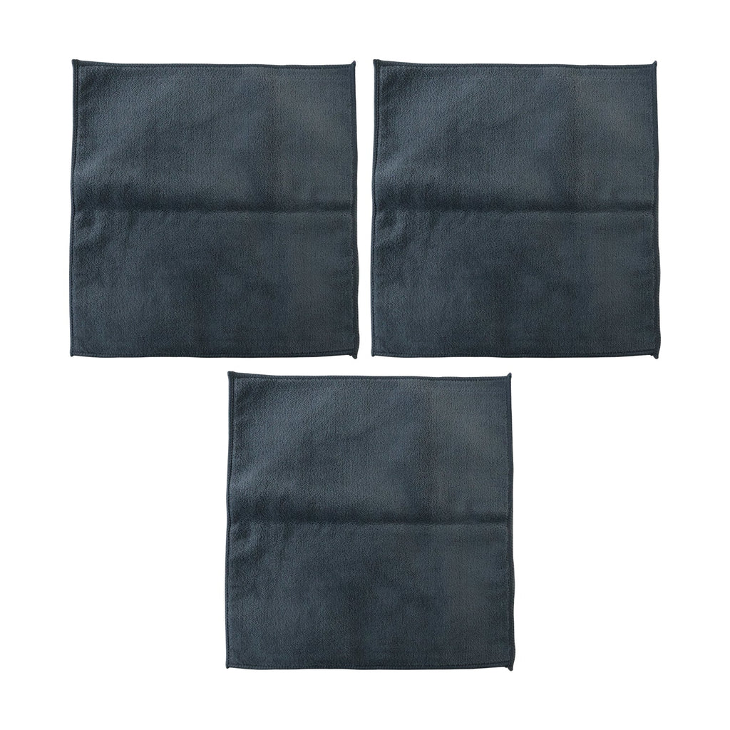 Soft Absorbent Microfiber Cleaning Towel 30 X 30 Cm Pack Of 3 Lint Free (3 Pc)