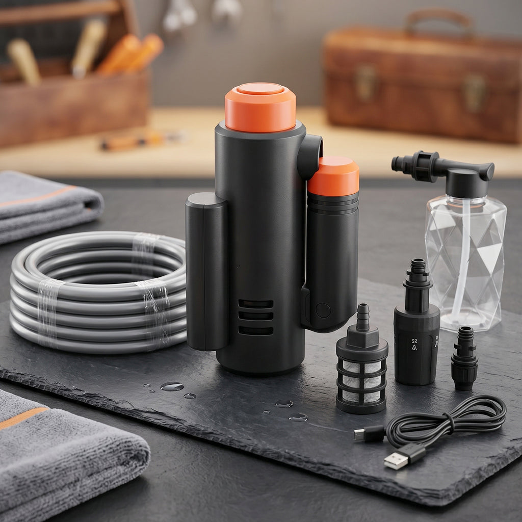 Portable High Pressure Cordless Car Washer  Effortless Cleaning