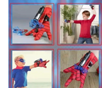 Spider Web Shooters Toy for Kids – Hero Launcher Wrist Toy Set | Fun & Educational | Sticky Wall Soft Bomb for Cosplay & Interactive Play | Birthday Gift (Pack of 1, Red)
