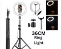10 Inch LED Ring Light Kit with 7 Feet Heavy-Duty Tripod