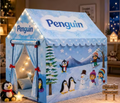 FrostyNest™ Penguin Kids Play Tent House – Foldable Indoor & Outdoor Playhouse for Boys & Girls | Portable Activity & Camping Tent | Birthday Gift