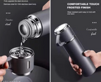 3-in-1 Premium Gift Set with 1.8L Electric Kettle, 500ML Vacuum Flask & 3 Coffee Mugs | Stainless Steel Insulated Hot & Cold Drink Set for Home, Travel & Gifting – KENISH MART