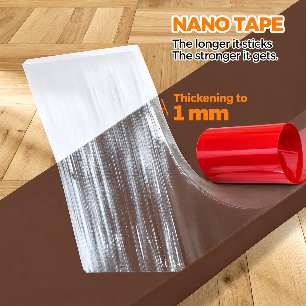 Adhesive Under-Door Draft Stopper & Door Seal – 1 Metre, Coffee Brown