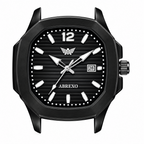 ABREXO watch size chart, 45 mm case width, 50 mm length