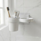 Wall Mounted Toothbrush Holder Set (1 Set)