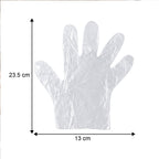 Disposable Medium Plastic Gloves (100 Pc)